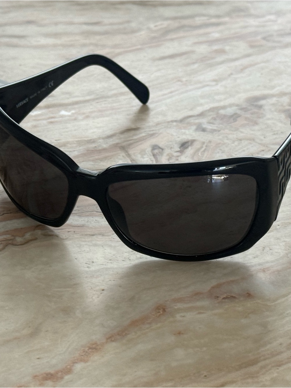 Versace Black Women's Oversized Sunglasses